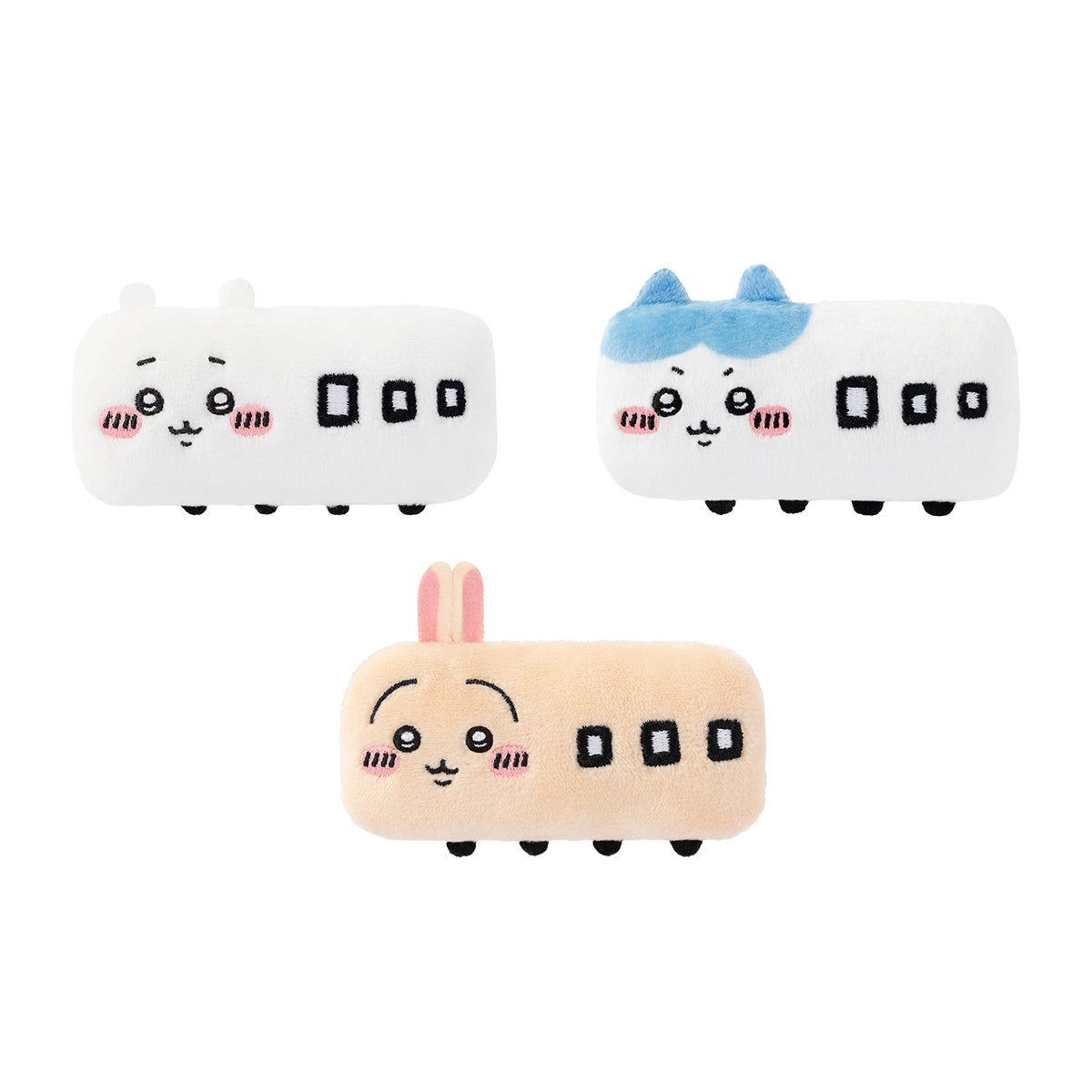 Chiikawa Train Plush Keychain — 3-Piece Set
